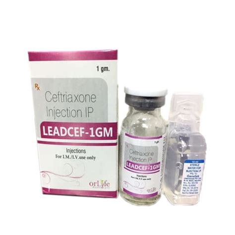 LEADCEF-1GM Injections OrLife Healthcare