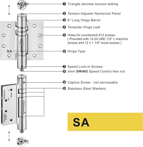 Waterson 2 Pack Self Closing Gate Hinges Heavy Duty for Pool India | Ubuy