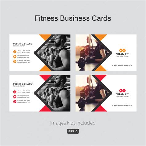 Personal Trainer Business Cards 的图像结果