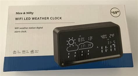 Image result for Digital Weather Clock