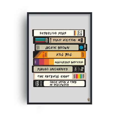 Custom VHS Poster, Retro Movie Poster, Favourite Movie Print, Movie ...