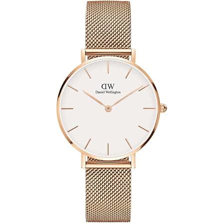Buy Daniel Wellington Petite Melrose 32mm Rose Gold White Dial Watch ...