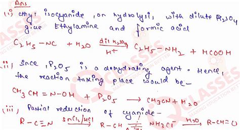 Class12 ISC Chemistry Chapter Organic Compounds Containing Nitrogen