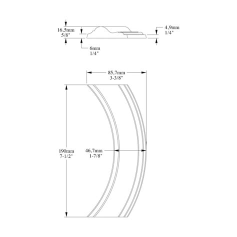 Orac Decor Panel Moulding 7.5-in x 0.625-ft White Primed Polyurethane ...