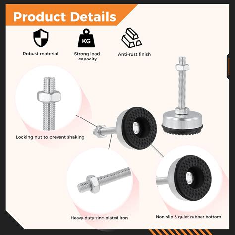 Lnrueg 4 Packs Furniture Leveling Feet, Heavy-Duty Table India | Ubuy