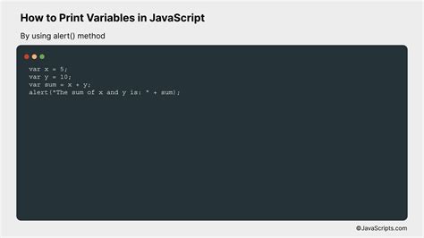 Image result for How to Print Variables in JavaScript