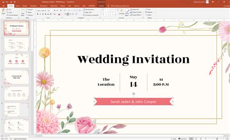 26+ Google Slides Wedding Invitation Template Pptx