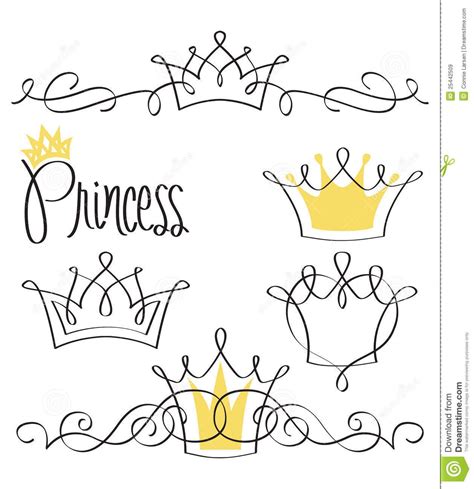 Draw Princess Crown