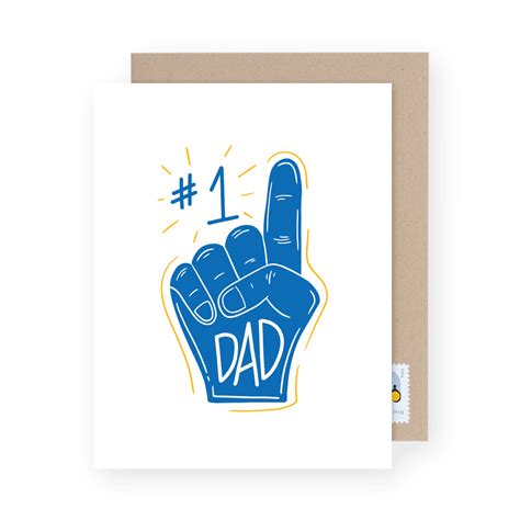 Foam Finger Dad by Cindy Reynolds | Postable