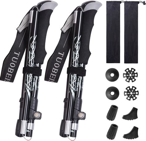 Buy Adreamy Trekking Poles Collapsible for Hiking ,2pc Pack Lightweight ...