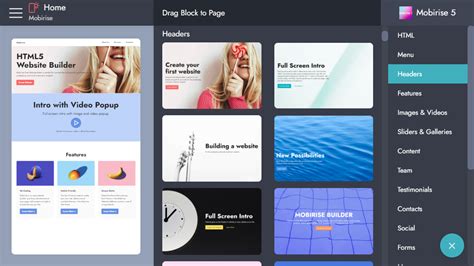 Image result for HTML 5 Builder Themes