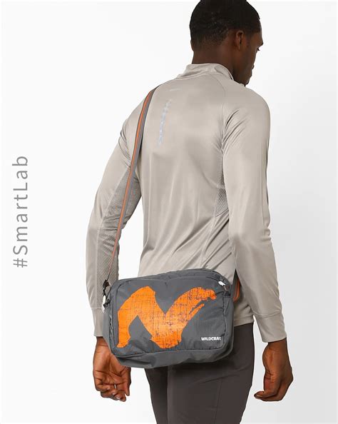 Buy Grey Wildcraft Printed Sling Bag | AJIO