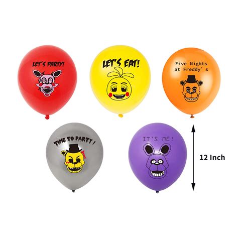 Heidaman Five Nights At Freddy's Birthday Party Supplies Fnaf Birthday ...
