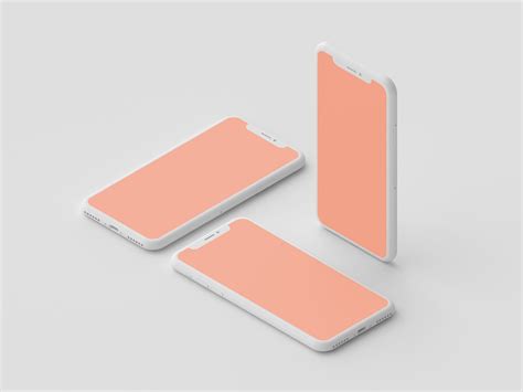 Clay iphone x mockup psd – Artofit