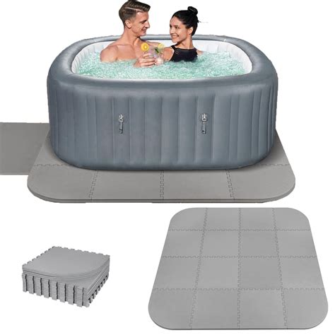 Amazon.com: Nisorpa 85 Inch Hot Tub Mat Hot Tub Pad Foundation for ...