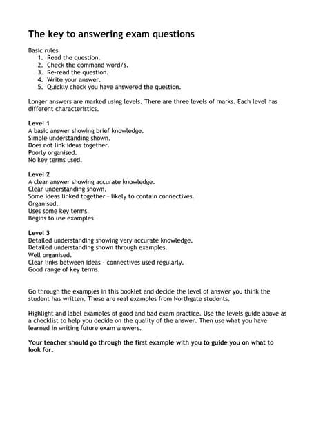 Image result for How to Make Good Exam Questions