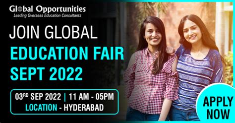 Global Education Fair In September 2022 - Event Services In Hyderabad ...