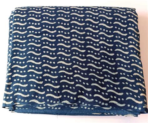 Indian Handmade 2.5 Meter Hand Block Print Fabric Cotton Print Running ...