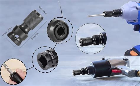 Inditrust 1/2 Ratchet Socket Adapter Set Impact Wrench Adapter 1/2 Inch ...