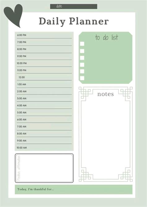 Good Notes Daily Planner Template 的图像结果