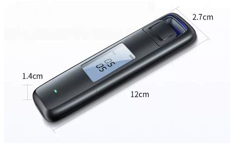 Esspron E-60 Non-Contact Alcohol Breath Analyzer with LCD Display, Type ...