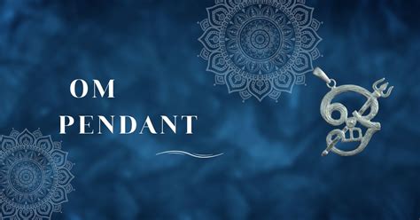 925 Silver Om Pendant – Sacred Sound of the Universe – P S Jewellery