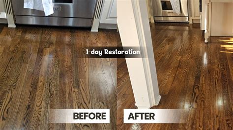 Harwood floor pictures Before & After