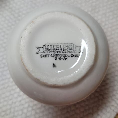 Vintage Sterling Vitrified China Creamer Dark Rasberry Red | Etsy