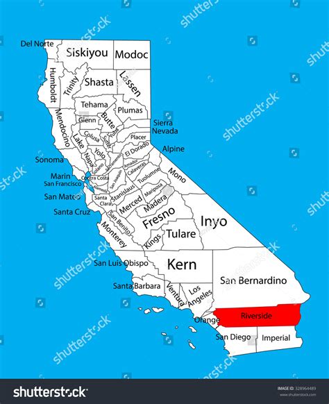 Map Of Riverside California Riverside SVG Vector Map | Riverside,