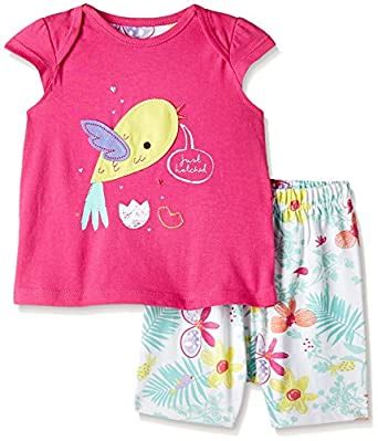 Buy Mothercare Baby Girls' Sleepsuit (Pack of 2) (E8078-1-multicoloured ...