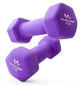 Buy Wacces Neoprene Dipped Coated Set of 2 Dumbbells Hand Weights Sets ...
