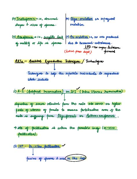 Assisted Reproductive Techniques - (iv) Teratospermia i., abnormal (iv ...