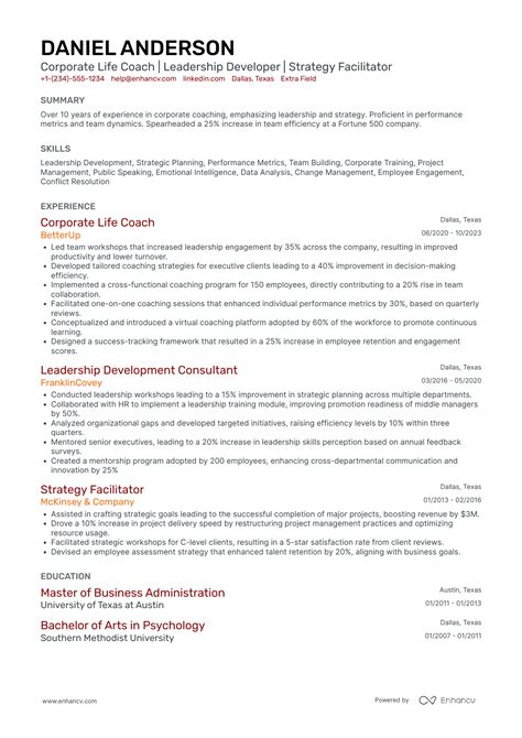 21 Coaching Resume Examples That Got Jobs for 2025