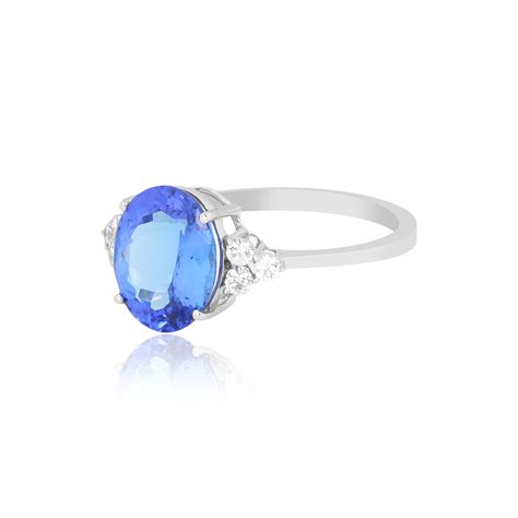 DLRE-898 Tanzanite Diamond Ring – Jagdish Jewellers