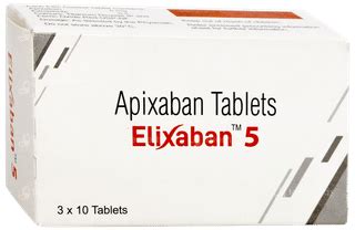 Elixaban 5 Tablet 10 - Uses, Side Effects, Dosage, Price | Truemeds