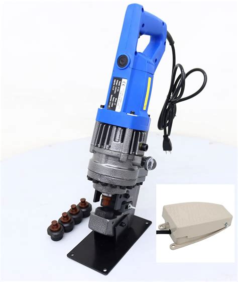 Buy PreAsion 110V Electric Hydraulic Hole Puncher Punching Machine ...