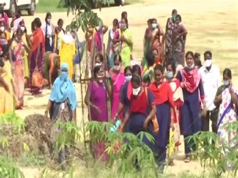 Outsourced employees at Gandhi Hospital in Hyderabad stage protest for ...