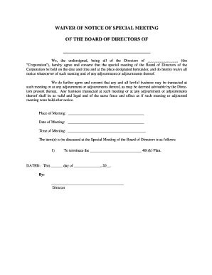 Fillable Online Board Resolution to Terminate - Guidant Financial Fax ...