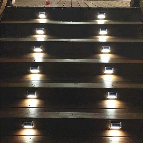 Solar Deck Stair Lights