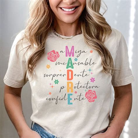 Madre Sweatshirt, Madre Definition Shirts, Latina Mom Sweater, Mother's ...