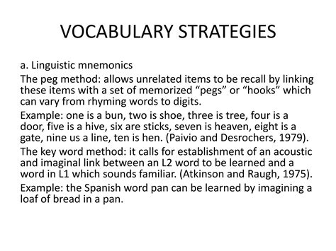 Activities to teach vocabulary 2 | PPTX