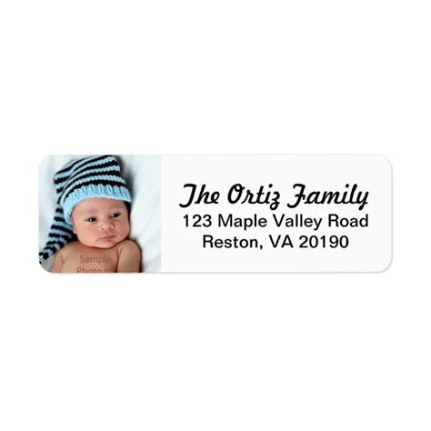Personalized Photo Address Labels | Zazzle