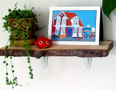 Rustic Log Shelf 的图像结果