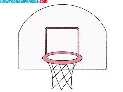 Basketball Hoop Line Drawing 的图像结果