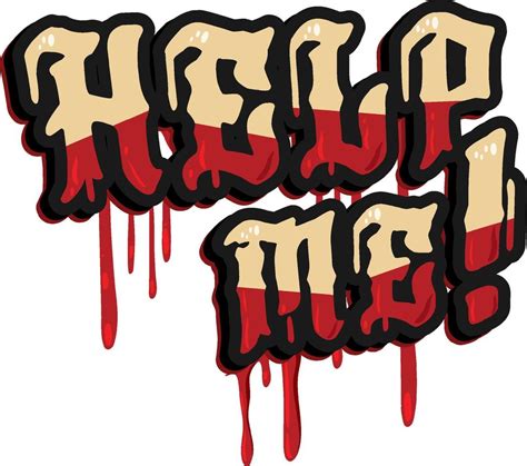 Image result for Halloween Help Me Sign