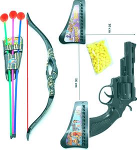 Dynamic Retail Global Gun Toys for Boys With Bullets, Archery Bow ...