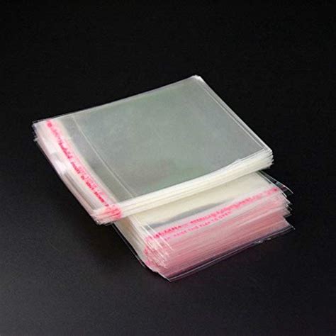 IMNSticky 4x5 inches, 51 microns Resealable Transparent BOPP Plastic ...