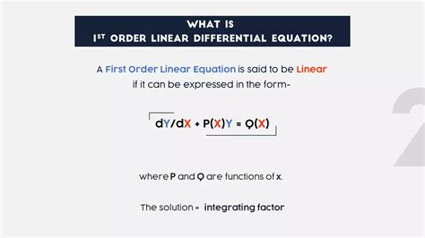 Image result for First Order Linear DE Examples
