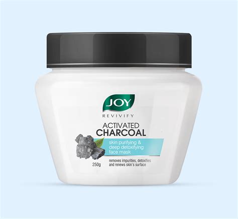 Activated charcoal Skin purifying + Detox face mask – Joy Personal Care