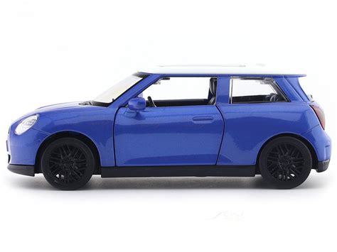 Mini Cooper SE J01 Blue 1:28 MSZ licensed diecast Scale Model car ...